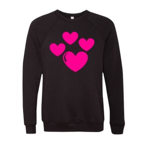 Unisex Sponge Fleece Raglan Crewneck Sweatshirt Thumbnail