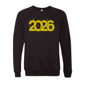 Unisex Sponge Fleece Raglan Crewneck Sweatshirt Thumbnail