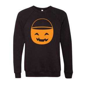 Unisex Sponge Fleece Raglan Crewneck Sweatshirt Thumbnail