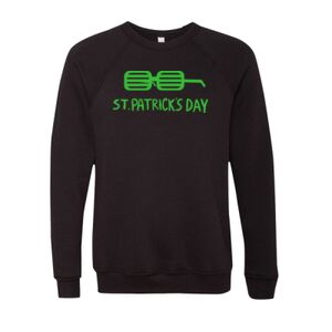 Unisex Sponge Fleece Raglan Crewneck Sweatshirt Thumbnail