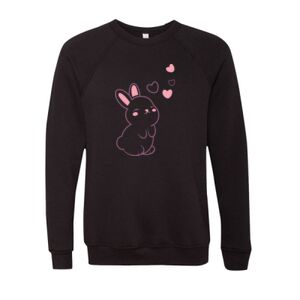 Unisex Sponge Fleece Raglan Crewneck Sweatshirt Thumbnail