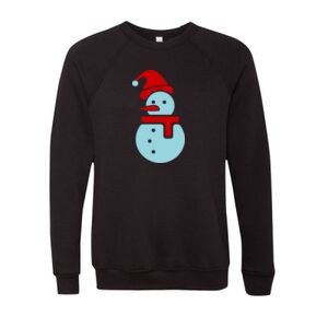 Unisex Sponge Fleece Raglan Crewneck Sweatshirt Thumbnail