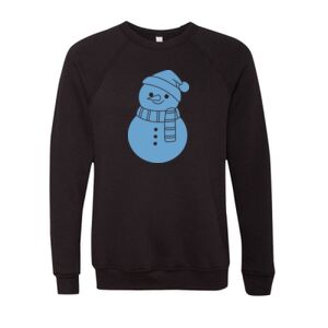 Unisex Sponge Fleece Raglan Crewneck Sweatshirt Thumbnail