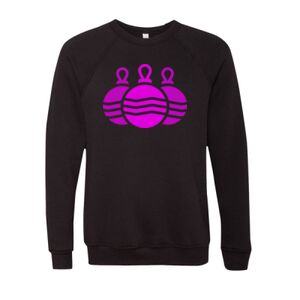 Unisex Sponge Fleece Raglan Crewneck Sweatshirt Thumbnail
