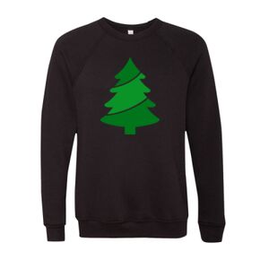 Unisex Sponge Fleece Raglan Crewneck Sweatshirt Thumbnail