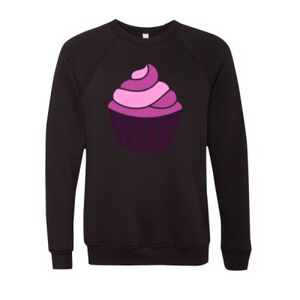 Unisex Sponge Fleece Raglan Crewneck Sweatshirt Thumbnail