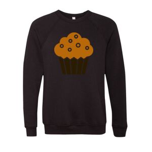 Unisex Sponge Fleece Raglan Crewneck Sweatshirt Thumbnail