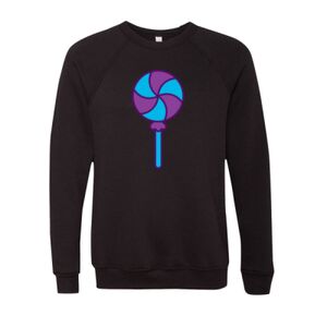 Unisex Sponge Fleece Raglan Crewneck Sweatshirt Thumbnail