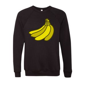 Unisex Sponge Fleece Raglan Crewneck Sweatshirt Thumbnail