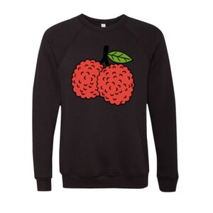 Unisex Sponge Fleece Raglan Crewneck Sweatshirt Thumbnail