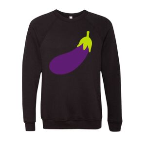 Unisex Sponge Fleece Raglan Crewneck Sweatshirt Thumbnail