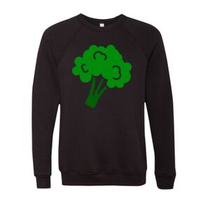 Unisex Sponge Fleece Raglan Crewneck Sweatshirt Thumbnail