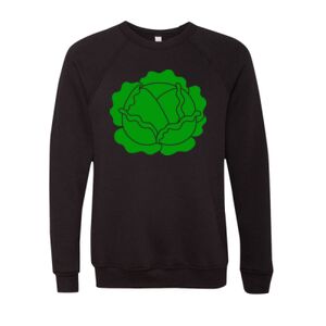 Unisex Sponge Fleece Raglan Crewneck Sweatshirt Thumbnail