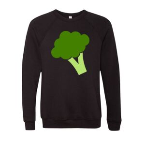 Unisex Sponge Fleece Raglan Crewneck Sweatshirt Thumbnail
