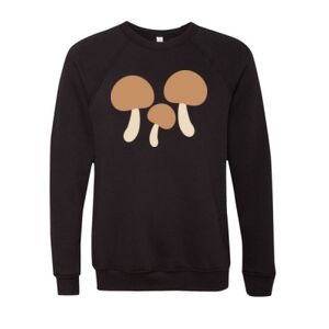 Unisex Sponge Fleece Raglan Crewneck Sweatshirt Thumbnail