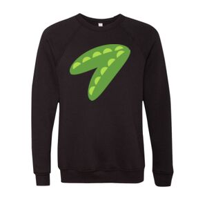 Unisex Sponge Fleece Raglan Crewneck Sweatshirt Thumbnail