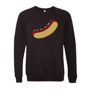 Unisex Sponge Fleece Raglan Crewneck Sweatshirt Thumbnail