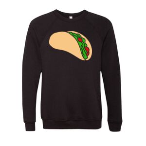 Unisex Sponge Fleece Raglan Crewneck Sweatshirt Thumbnail