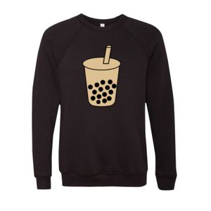 Unisex Sponge Fleece Raglan Crewneck Sweatshirt Thumbnail