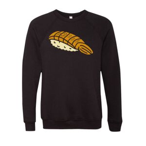 Unisex Sponge Fleece Raglan Crewneck Sweatshirt Thumbnail