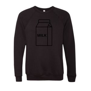 Unisex Sponge Fleece Raglan Crewneck Sweatshirt Thumbnail