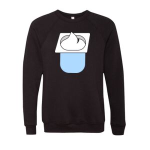 Unisex Sponge Fleece Raglan Crewneck Sweatshirt Thumbnail