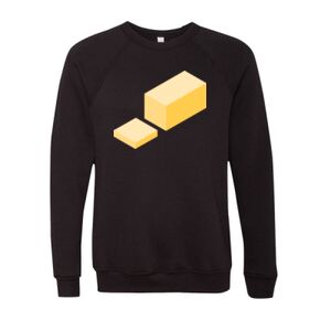 Unisex Sponge Fleece Raglan Crewneck Sweatshirt Thumbnail