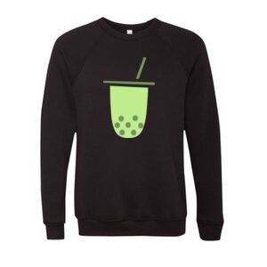 Unisex Sponge Fleece Raglan Crewneck Sweatshirt Thumbnail