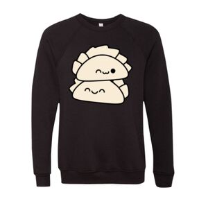Unisex Sponge Fleece Raglan Crewneck Sweatshirt Thumbnail