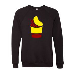 Unisex Sponge Fleece Raglan Crewneck Sweatshirt Thumbnail