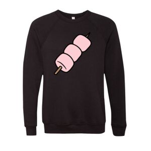 Unisex Sponge Fleece Raglan Crewneck Sweatshirt Thumbnail