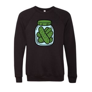 Unisex Sponge Fleece Raglan Crewneck Sweatshirt Thumbnail