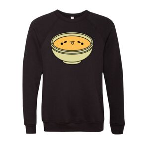 Unisex Sponge Fleece Raglan Crewneck Sweatshirt Thumbnail