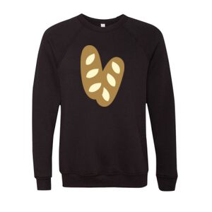 Unisex Sponge Fleece Raglan Crewneck Sweatshirt Thumbnail