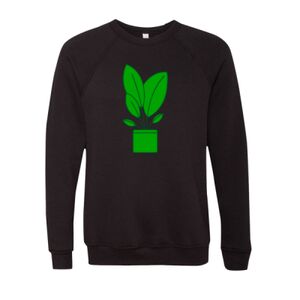 Unisex Sponge Fleece Raglan Crewneck Sweatshirt Thumbnail