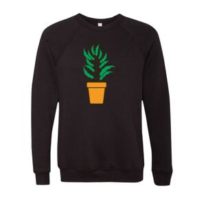 Unisex Sponge Fleece Raglan Crewneck Sweatshirt Thumbnail