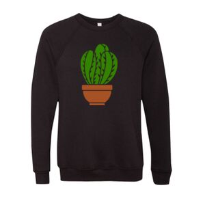 Unisex Sponge Fleece Raglan Crewneck Sweatshirt Thumbnail