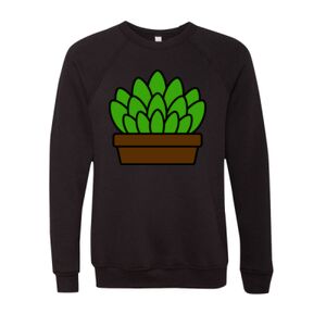 Unisex Sponge Fleece Raglan Crewneck Sweatshirt Thumbnail