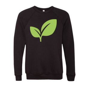 Unisex Sponge Fleece Raglan Crewneck Sweatshirt Thumbnail