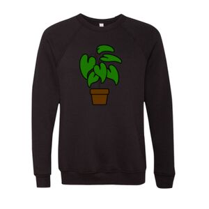 Unisex Sponge Fleece Raglan Crewneck Sweatshirt Thumbnail