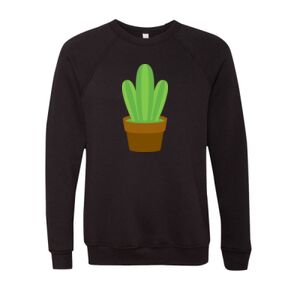 Unisex Sponge Fleece Raglan Crewneck Sweatshirt Thumbnail