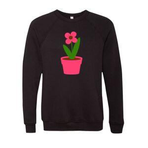 Unisex Sponge Fleece Raglan Crewneck Sweatshirt Thumbnail