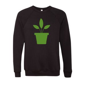 Unisex Sponge Fleece Raglan Crewneck Sweatshirt Thumbnail