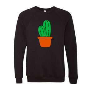 Unisex Sponge Fleece Raglan Crewneck Sweatshirt Thumbnail