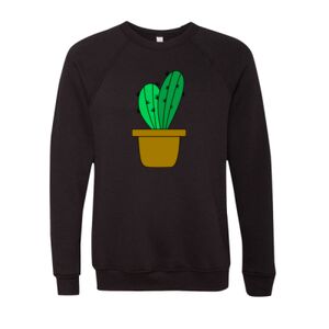 Unisex Sponge Fleece Raglan Crewneck Sweatshirt Thumbnail