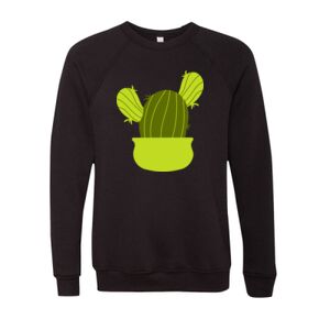 Unisex Sponge Fleece Raglan Crewneck Sweatshirt Thumbnail
