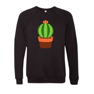 Unisex Sponge Fleece Raglan Crewneck Sweatshirt Thumbnail