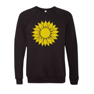 Unisex Sponge Fleece Raglan Crewneck Sweatshirt Thumbnail