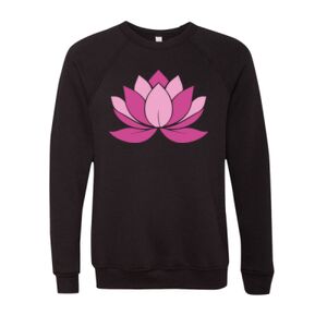 Unisex Sponge Fleece Raglan Crewneck Sweatshirt Thumbnail