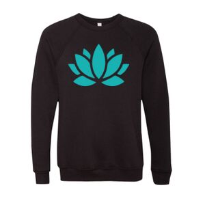 Unisex Sponge Fleece Raglan Crewneck Sweatshirt Thumbnail